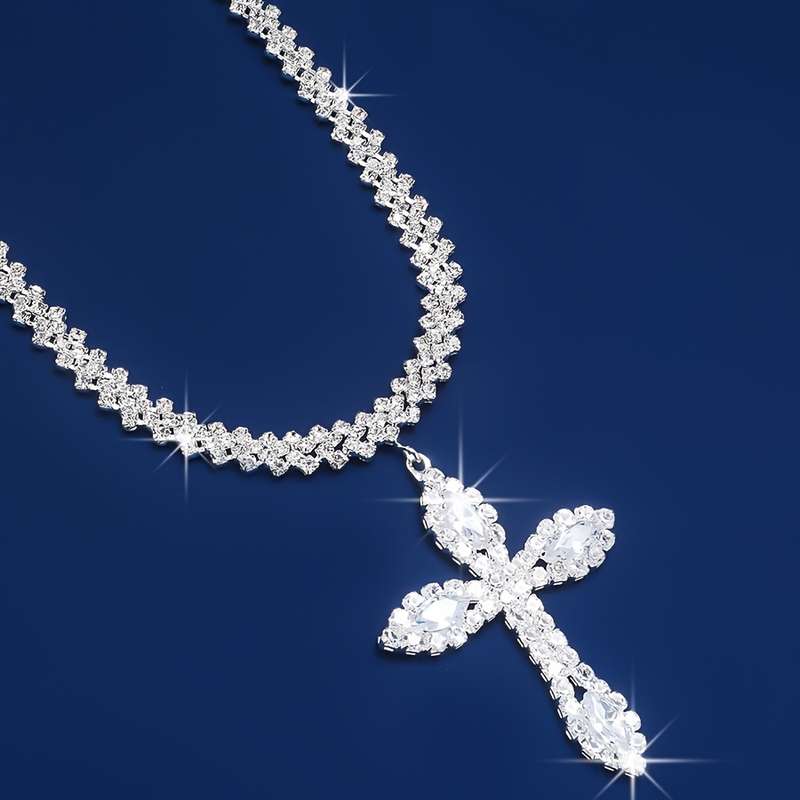 1 Piece Silvery Jesus Theme Pendant