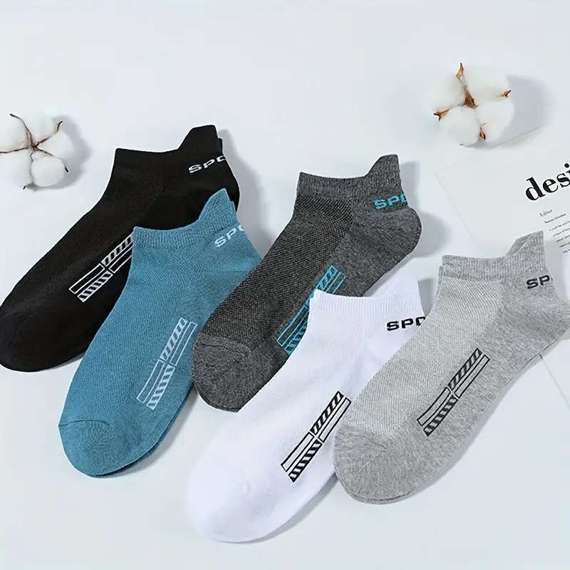 5 Pairs Of Cotton Socks For Men And Women