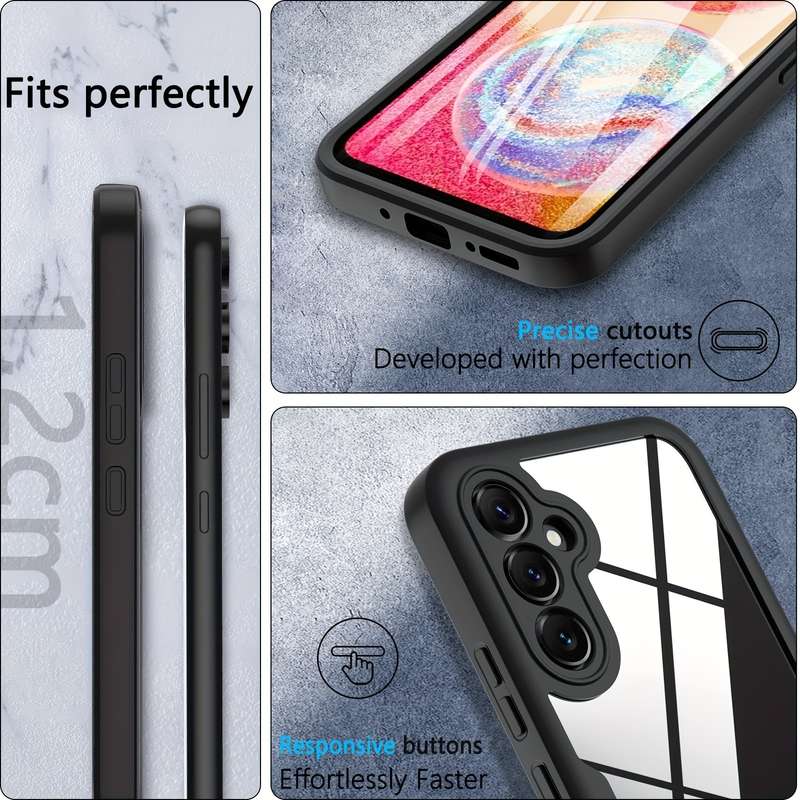 1pc Black For Samsung Galaxy A73 5G Phone Cases