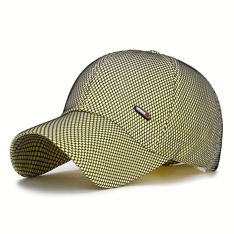 1pc Jelly Color Mesh Baseball Cap Trendy Adjustable Sunshade Dad Hat Casual Couple Sun Hats For Wom