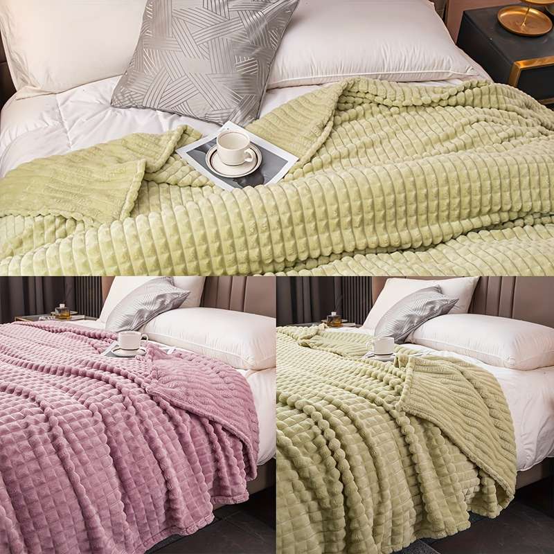 1ps Blanket Color Dark Gray size King 200x230