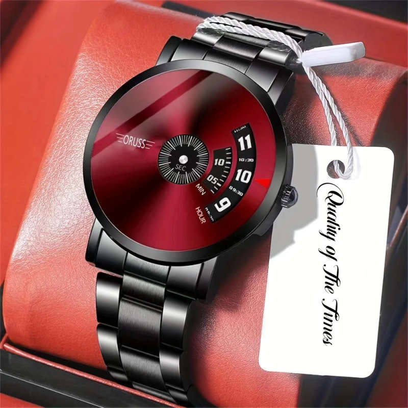 1pc High-tech Trend Luminous Fashion Versatile Men's Watch Handsome High-end Western Style Classic R