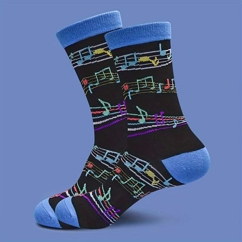 1 Pair Polychrome One Size Socks