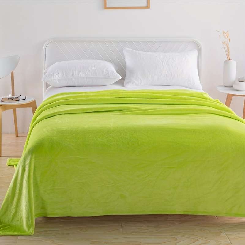 1ps Blanket Color Rose Red size 120cmx200cm 47inx78in