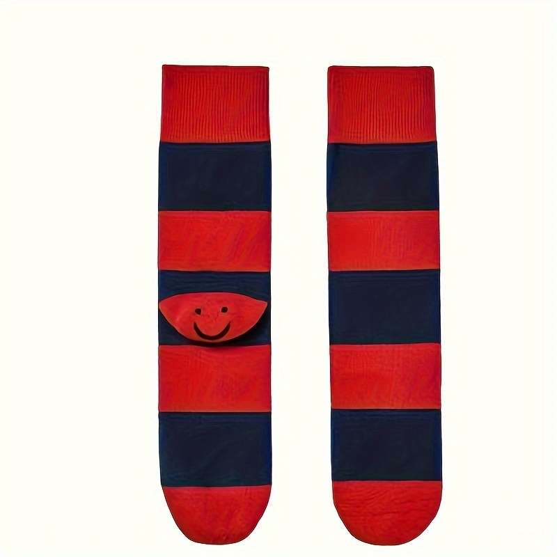 2Pcs Mixed Color One Size High Elastic Socks
