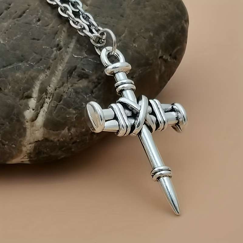 1 Piece A 210d Jesus Theme Pendant