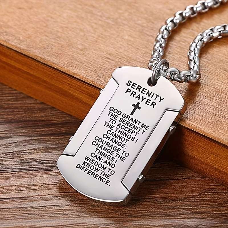 1 Piece Black Pendant Add Chain 60CM Jesus Theme Pendant