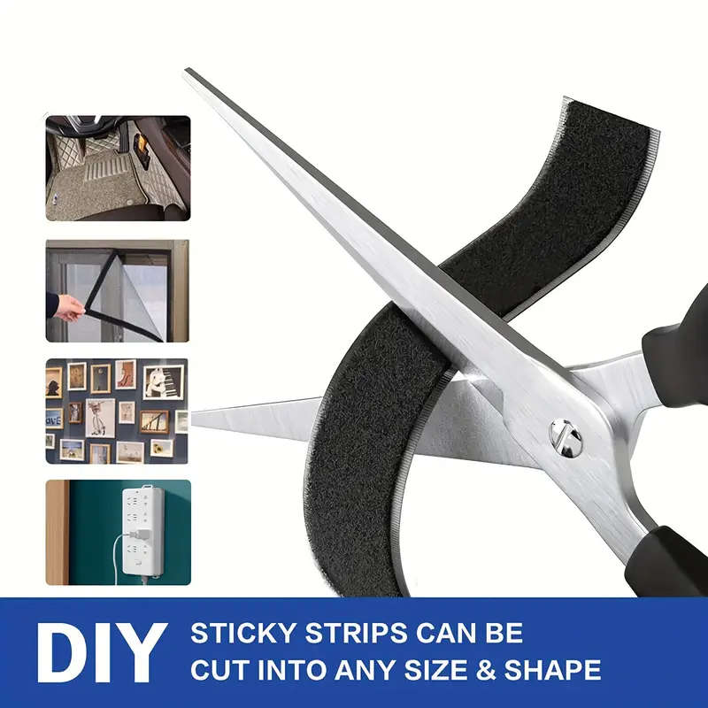 1 Roll Of Strong Self-Adhesive Hook And Loop