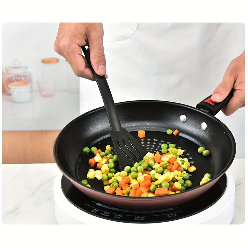 3pcs set Integrated Nylon Kitchenware Three Piece Set Kitchen Cooking Non Stick Pot Spatula