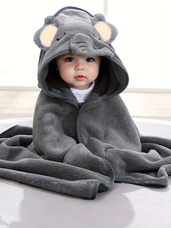 Super Absorbent Microfiber Baby Bathrobe