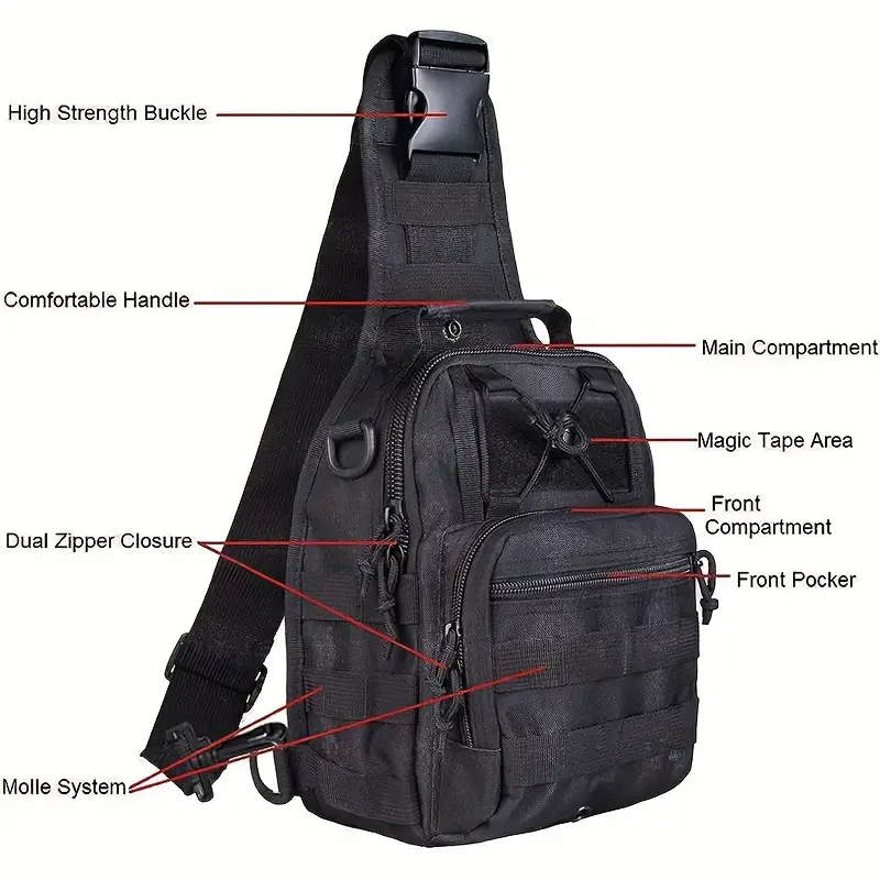 Outdoor Bag Chest Bag Chest Bag Satchel For Every Day Carry Christmas Halloween And Thanksgiving