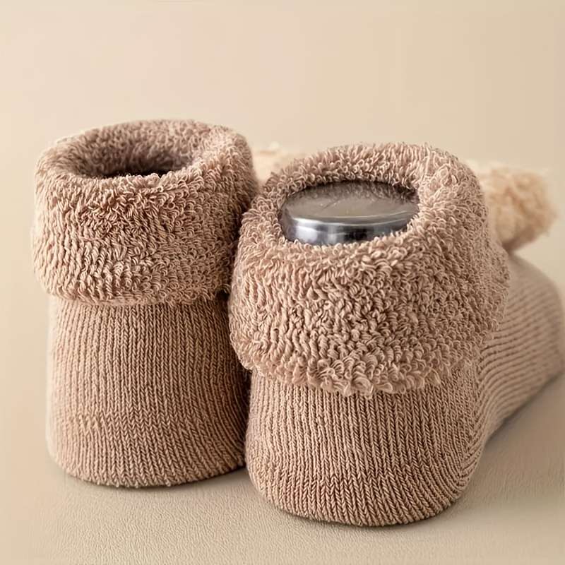 1Pairs Sock Beige Rabbit Size S 0 1Years