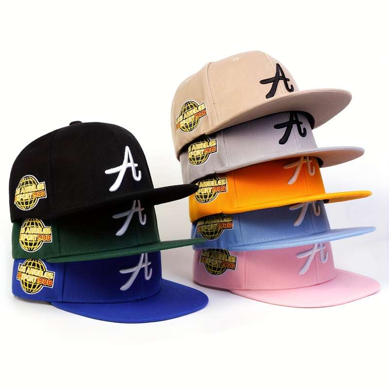 1pc Los Angeles Embroidery Baseball Cap Casual Hip Hop Snapback Hat Adjustable Sunshade Dad Hats Fo