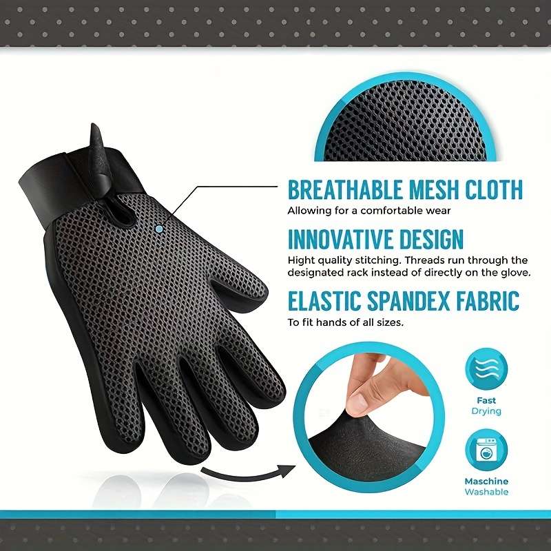 1pc Blue Right HandedPet Comb