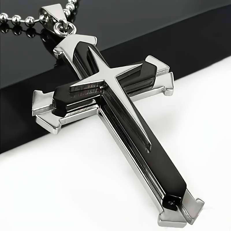 1 Piece Silveryx2 Add Bluex2 Jesus Theme Pendant