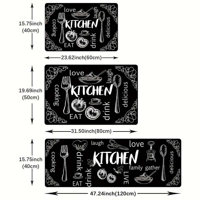 1Pc 19.69x31.50inch 50x80cm Floor Mat
