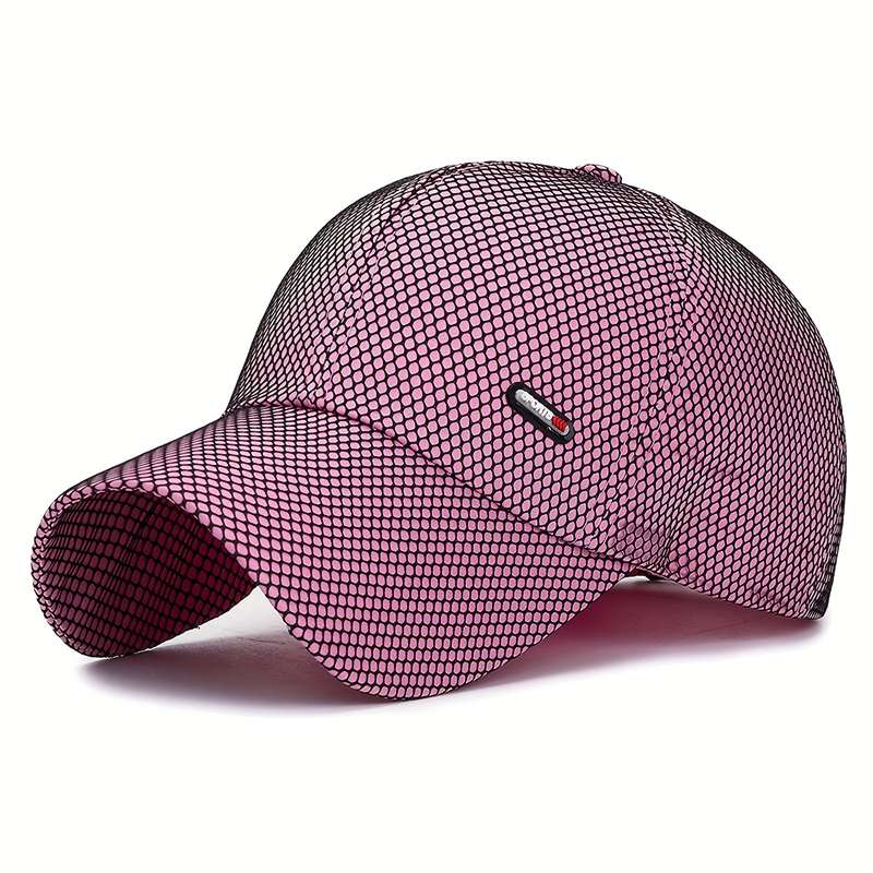 1pc Jelly Color Mesh Baseball Cap Trendy Adjustable Sunshade Dad Hat Casual Couple Sun Hats For Wom