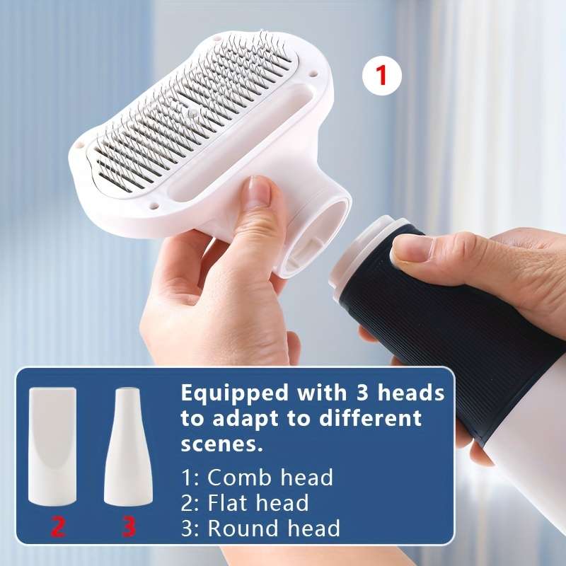 1pc Gray Pet Comb