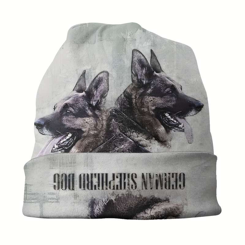 1pc Dog Lover Beanies Caps With Different Breeds Of Dogs Terriers German Shepards Rottweil