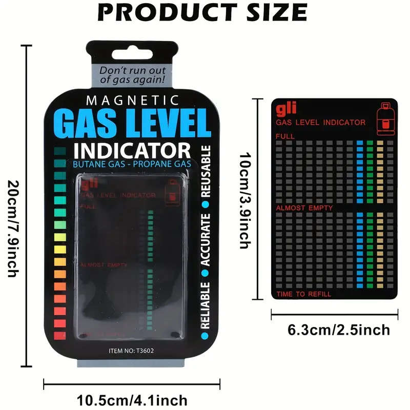10Piece Practical Propane Butane LPG Fuel Tank Level Indicator