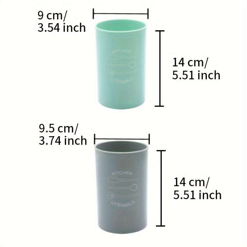 1pc Utensil Crocks American-Style Kitchen Plastic Kitchen Utensil Tube Multi-Purpose Baking Scrap