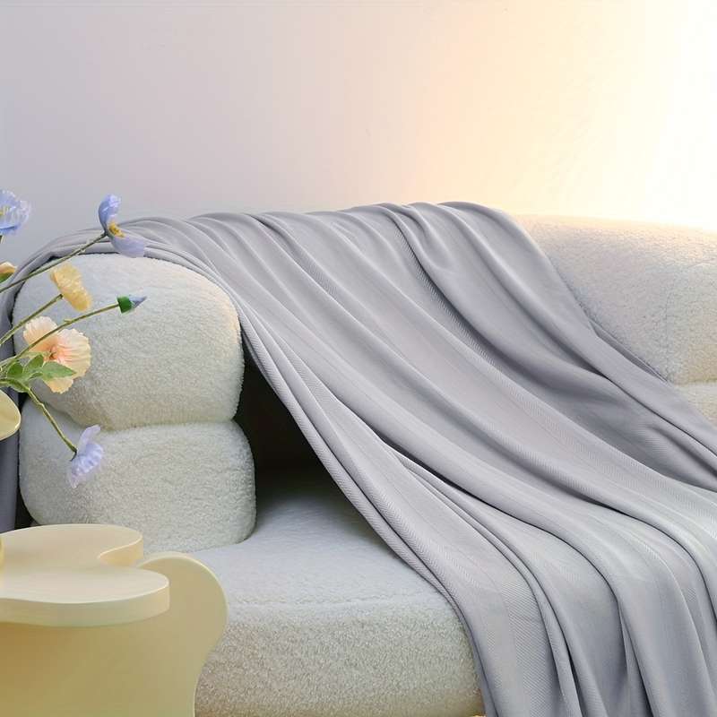 1ps Blanket Color Gray size FULL 152X203CM