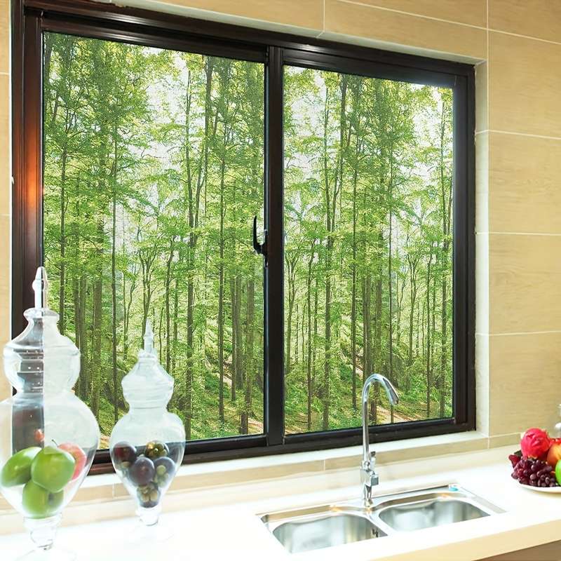 44.98x100.0cm   Door And Window Stickers