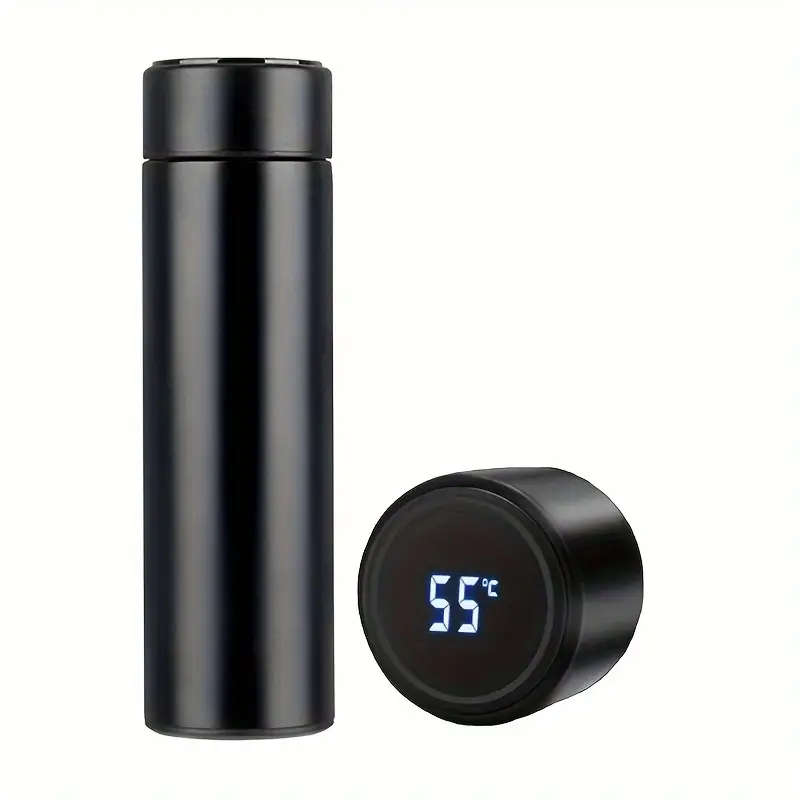 igital Display Thermos Cup Water Bottle With LED Temperature Display, Double Wall Vacuum Insulated W