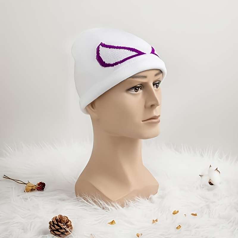 1pc Spider Graphic Anime Beanie Cartoon Skull Cap Elastic Knit Hats Warm Beanies for Women Men