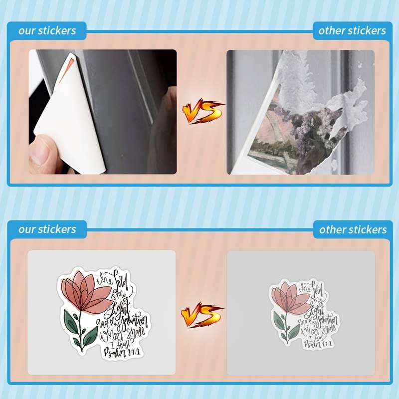 50pcs Jesus Bible Stickers Jesus Christian Themed Stickers