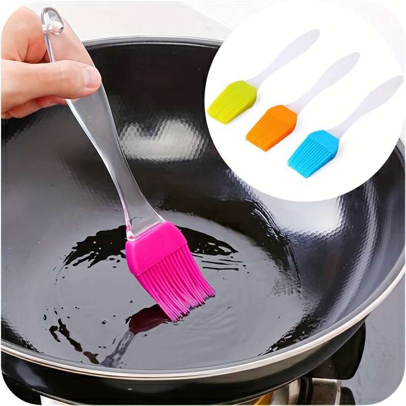 6pcs Silicone Oil Brushes For Household Baking And Barbecue Bread Pancake Silicone Brush Home