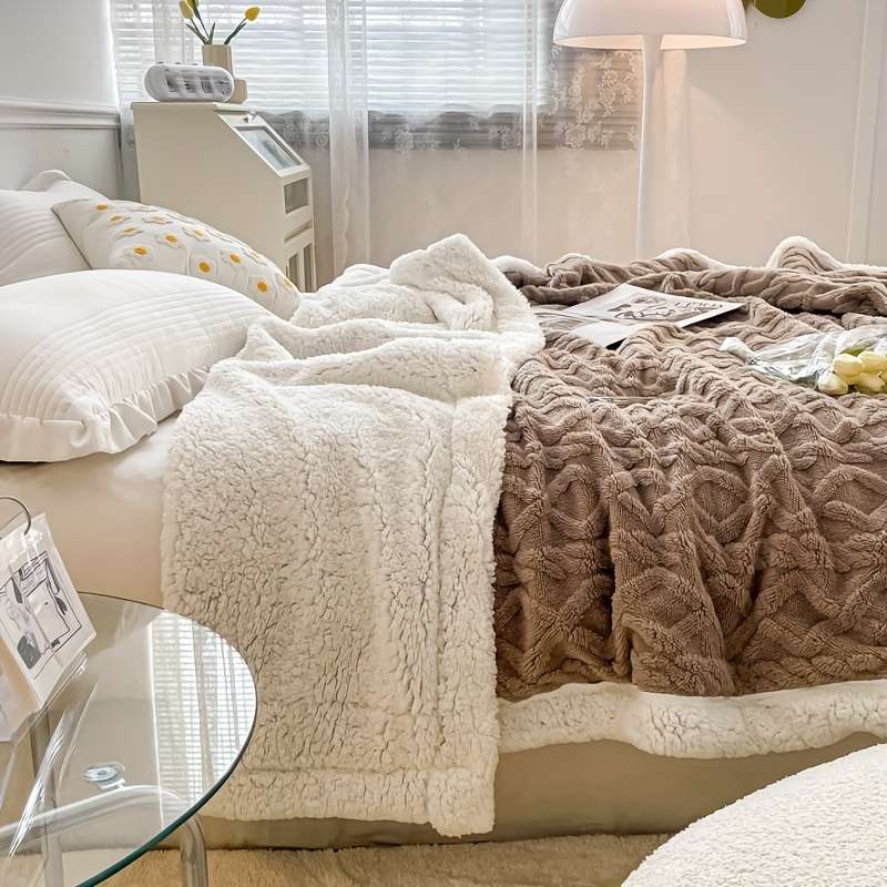 1ps Blanket Color Grey size twin 100cmx150cm