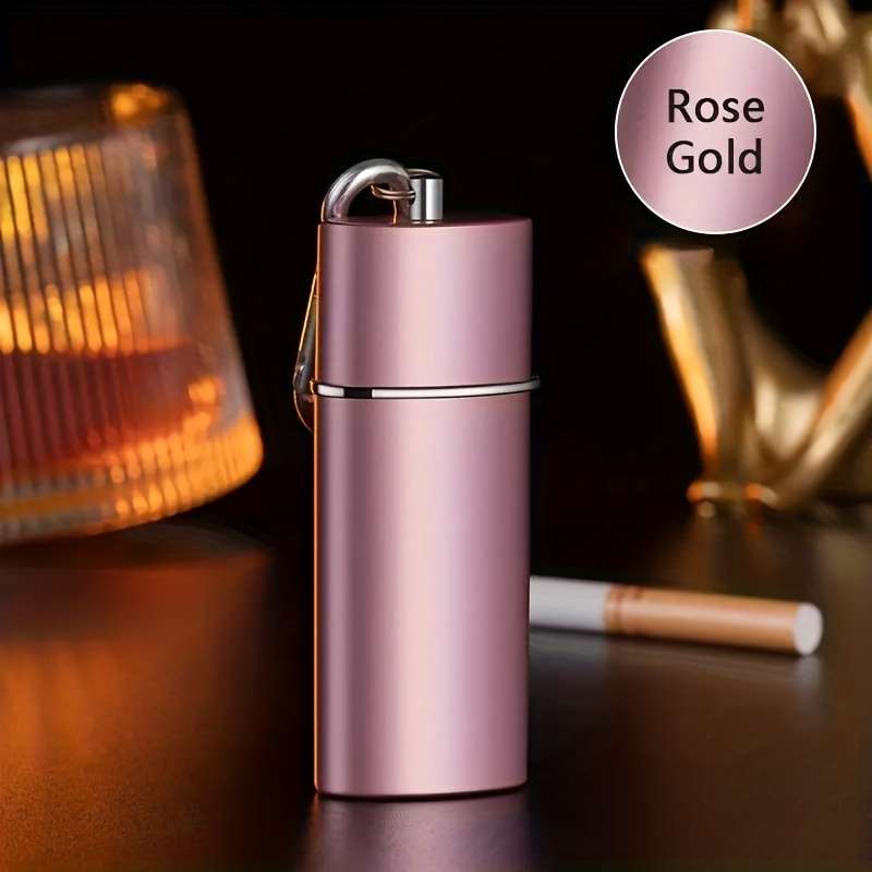 1pc Portable Men's And Women's Ashtray Pendant Key Chain Pocket Ashtray Outdoor Travel Portable Ash