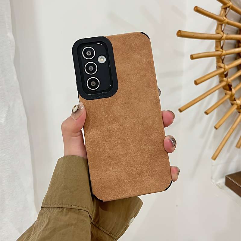 1pc A Brown For Samsung Galaxy A52 Phone Cases