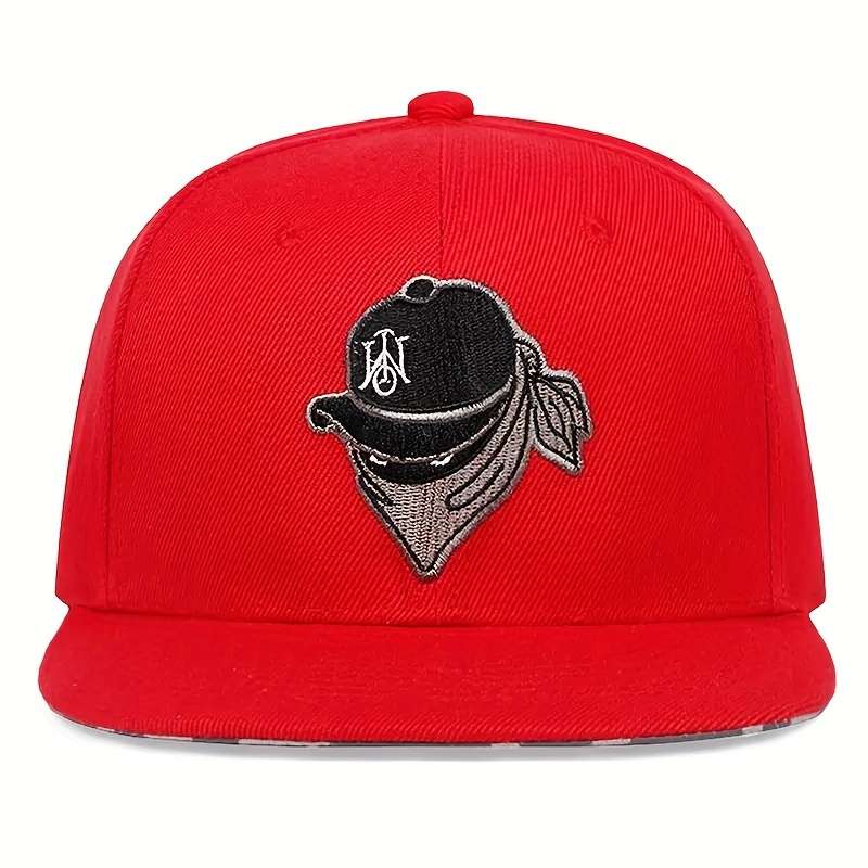 1pc Anime Embroidery Unisex Baseball Cap Hip Hop Trendy Snapback Hats Lightweight Adjustable Sun Ha