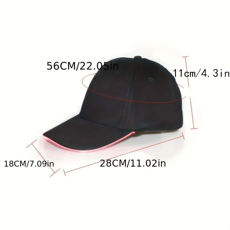 1pc Quacky LED Illuminated Duckbill Sunshade Hat Fashionable Baseball Caps with Outdoor Prote