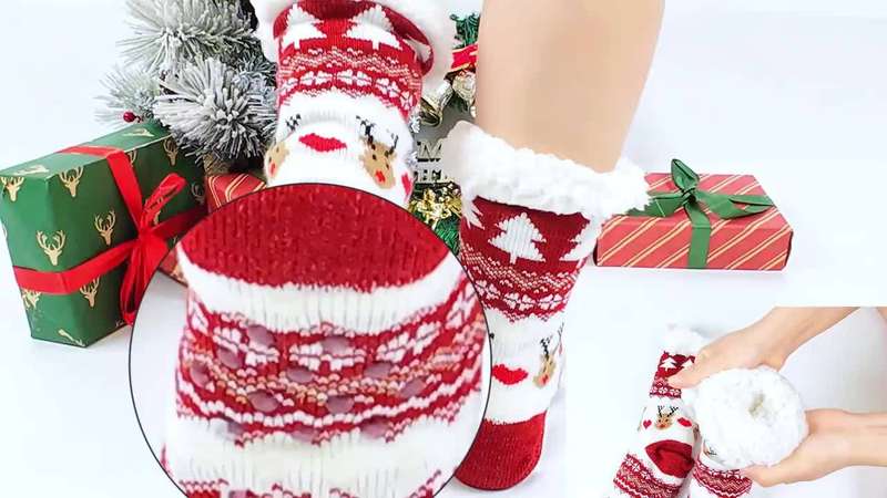 1Pairs Sock Red