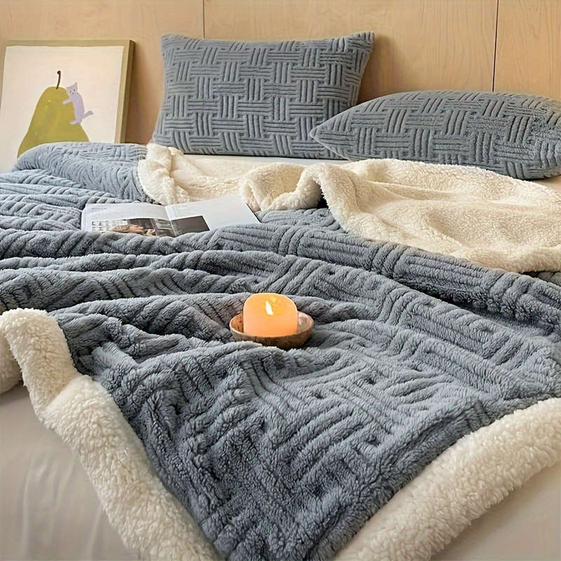 1ps Blanket Color Aoki Green size 200.0x230.0cm