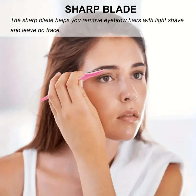 10pcs Stainless Steel Razor Set for Men Women Versatile Facial Hair Trimmer with Safety Covers Perfe