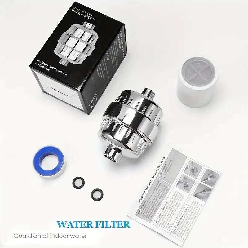1pc Premium Shower Head Water Filter Enhances Bathing Experience with Clean Purified Water for a Hea