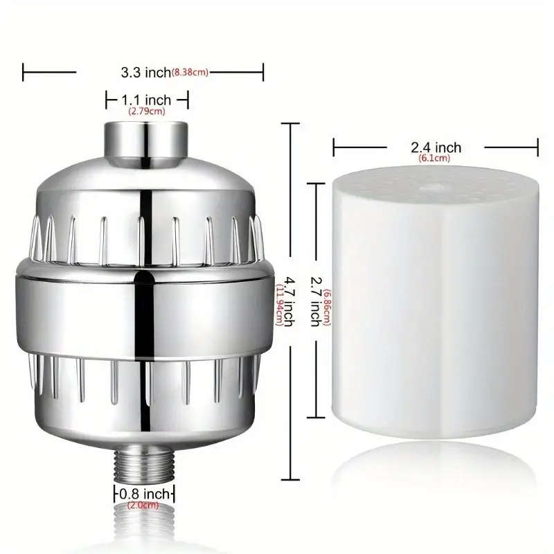 1pc Premium Shower Head Water Filter Enhances Bathing Experience with Clean Purified Water for a Hea