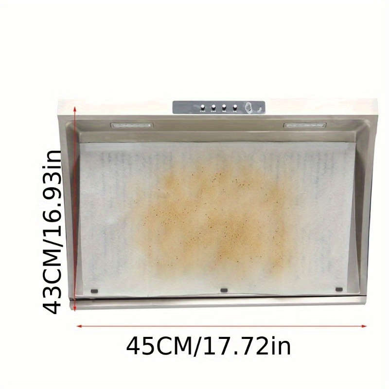 12pcs Disposable Kitchen Range Hood Oil Absorbing Filters Easy Clean Keeps Your Kitchen Fres
