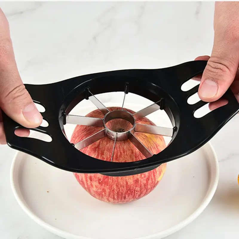 Quick-Slice Apple Cutter Stainless Steel Easy Grip Handle Perfect for Fruits Vegetables Kitchen