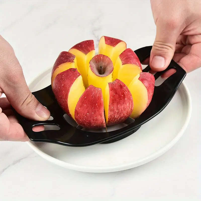 Quick-Slice Apple Cutter Stainless Steel Easy Grip Handle Perfect for Fruits Vegetables Kitchen