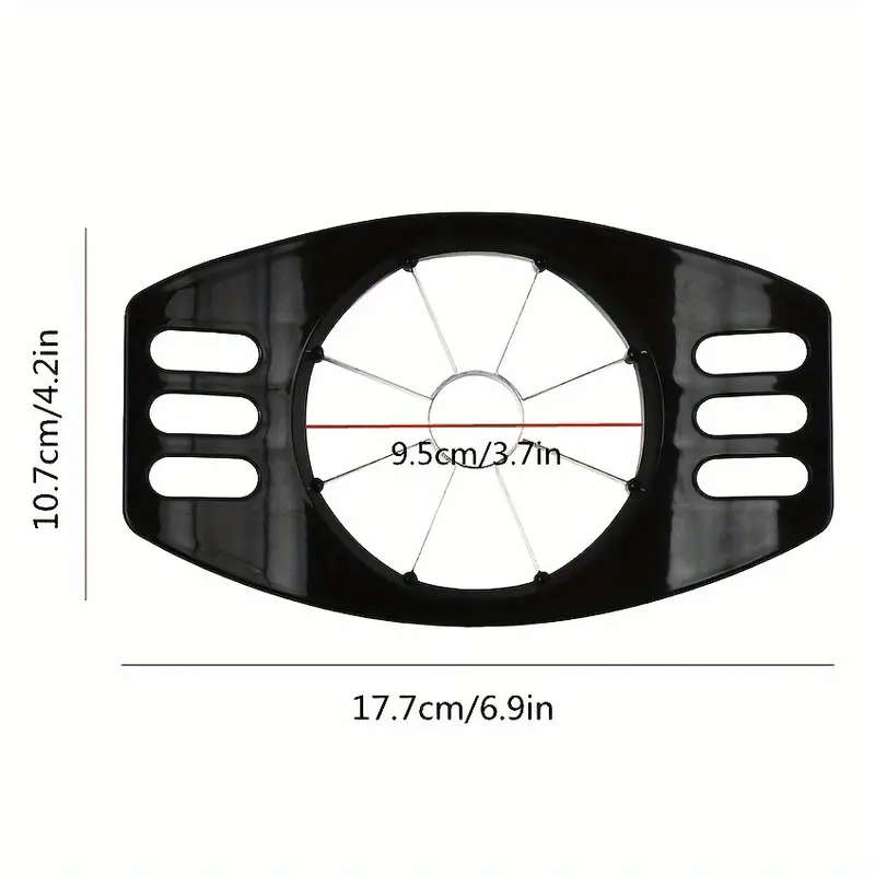 Quick-Slice Apple Cutter Stainless Steel Easy Grip Handle Perfect for Fruits Vegetables Kitchen