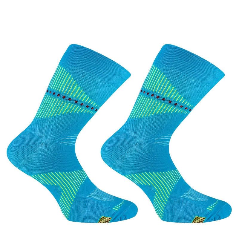 1 Pair Leopard Print Black Green One Size Socks