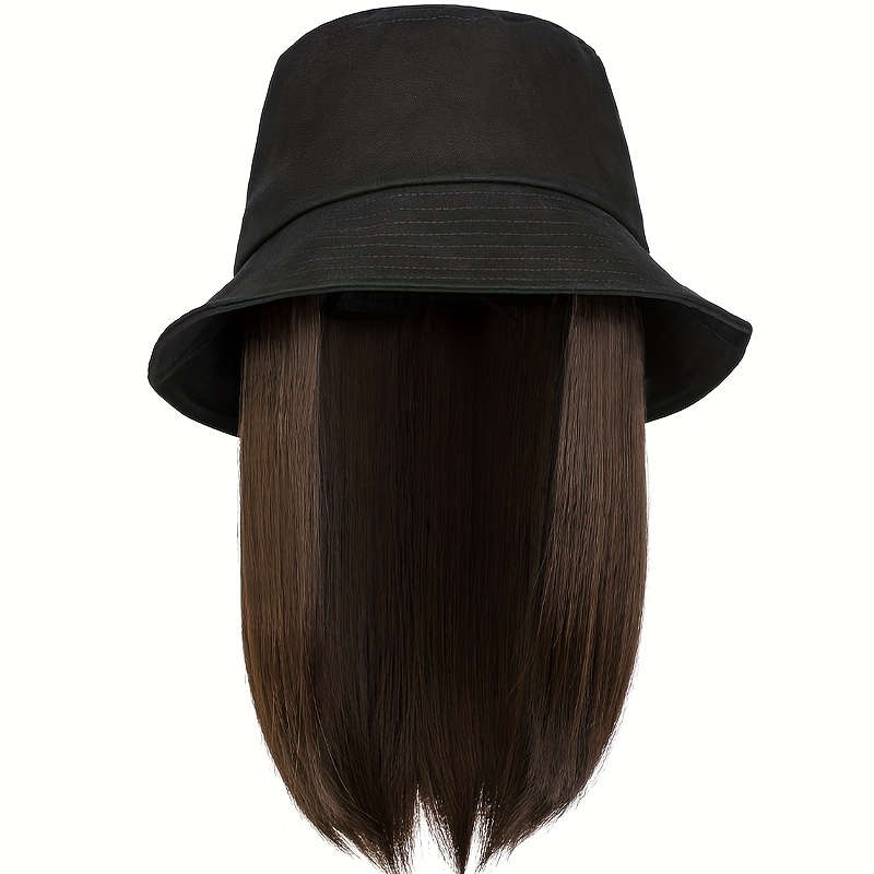 1Pc Brown Black 30.48cm Fashion Design Wig