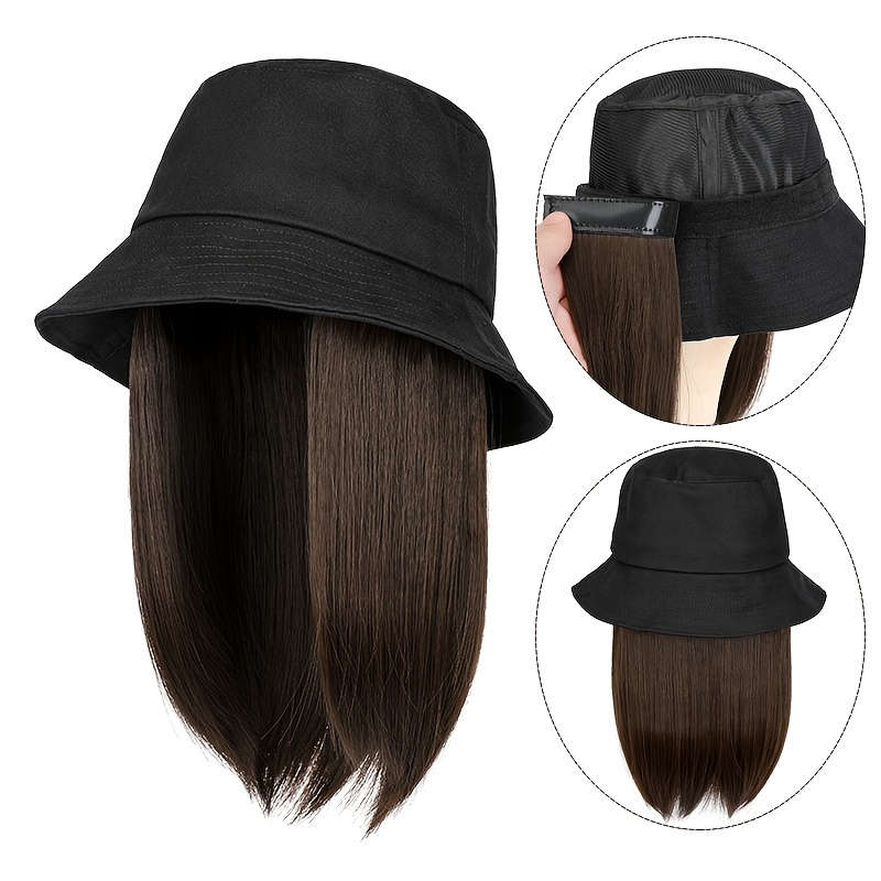1Pc Brown Black 30.48cm Fashion Design Wig
