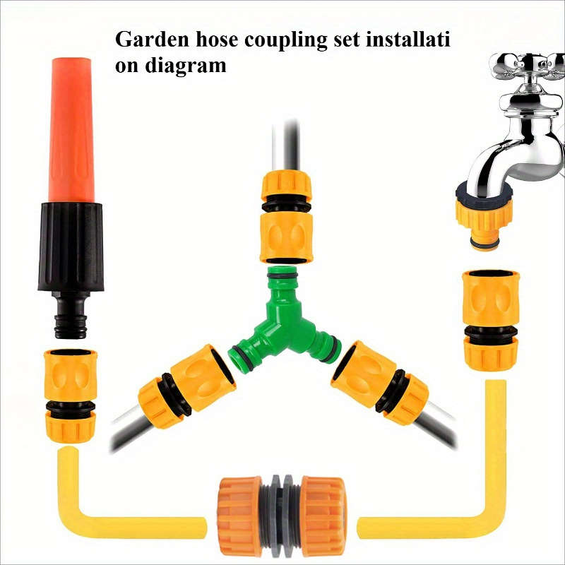 18Pcs Set Garden Hose Quick Connector Set