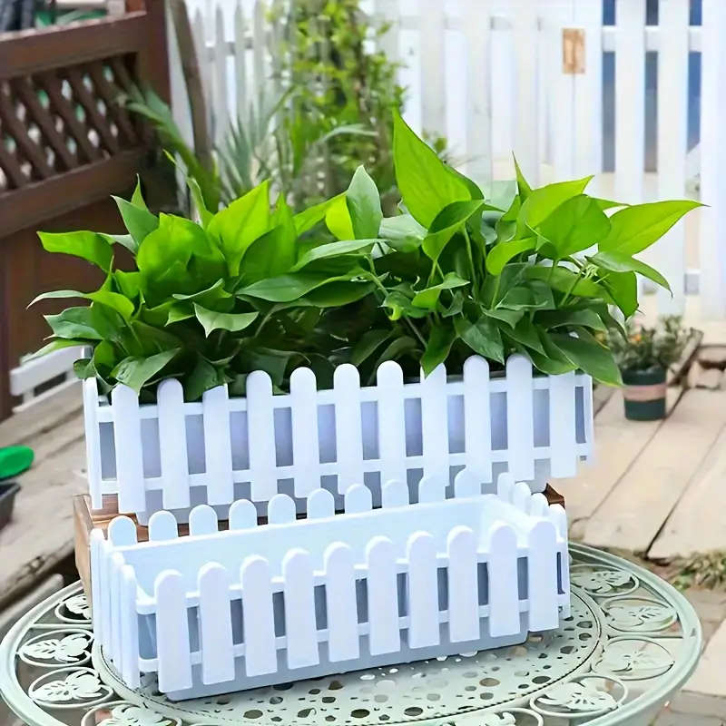 1 Large Rectangular Fence Planter